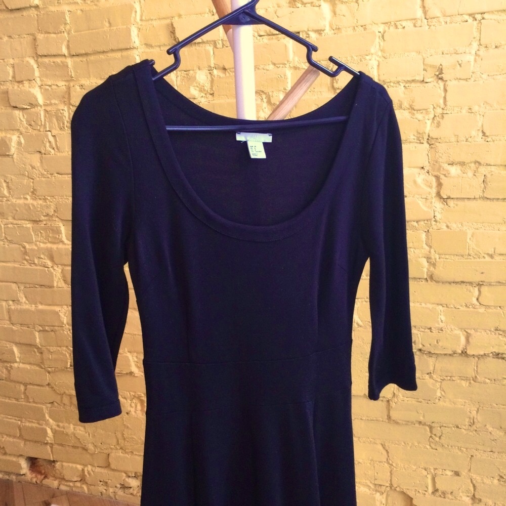 Long-Sleeved Black Dress
